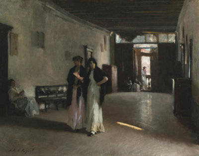 John Singer Sargent - Venetian Interior, ca. 1880-1882